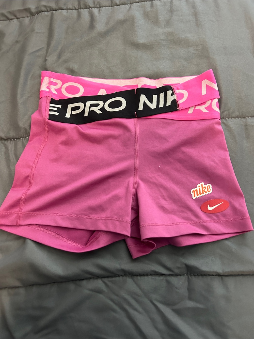 Nike Pink Pro Training Shorts with Branded Waistband
